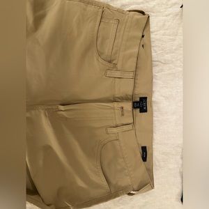 J crew flex polyester tech pants in khaki